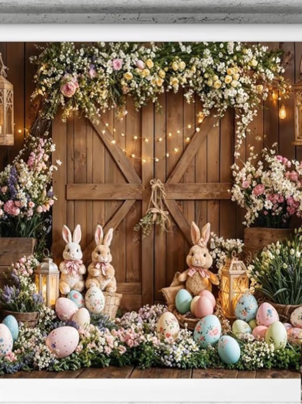 Kate Easter spring backdrop size 8x8